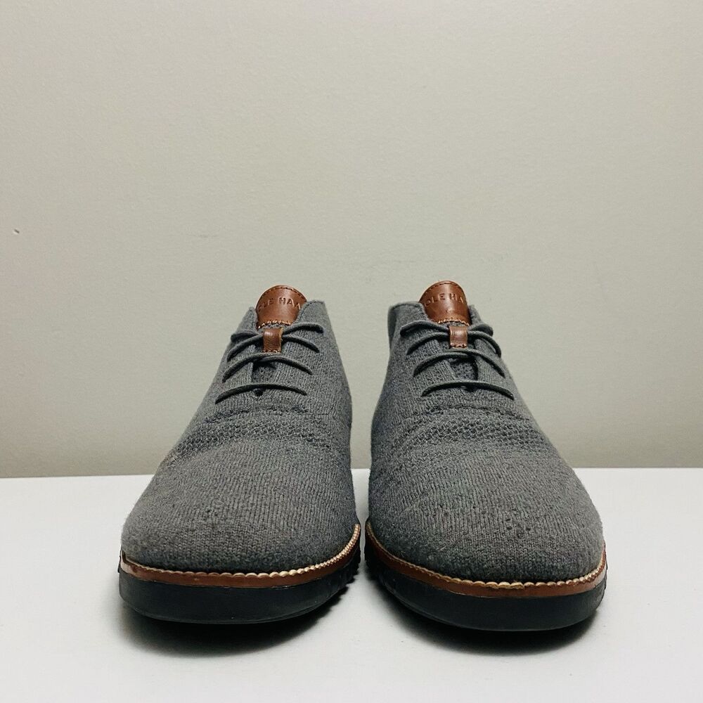 Cole Haan ZEROGRAND Stitchlite Wingtip Oxford Men's Casual Shoes C29426 Gray 13M - Picture 3 of 10